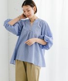 【アーバンリサーチ ロッソ/URBAN RESEARCH ROSSO】の「VERY6月号掲載」 『UR TECH』F by ROSSO イージーリネンボリュームブラウス BLUE ST|ID: prp329100004528545 ipo3291000000032021124