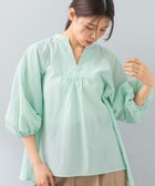 【アーバンリサーチ ロッソ/URBAN RESEARCH ROSSO】の「VERY6月号掲載」『UR TECH』F by ROSSO イージーリネンボリュームブラウス MINT|ID: prp329100004528545 ipo3291000000032627049