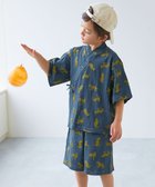 【デビロック/devirock / KIDS】のすぽっと着られる 着心地やわらか 総柄プリント おやすみ甚平 甚平 25SS 人気、トレンドファッション・服の通販 founy(ファニー) ファッション Fashion キッズファッション KIDS 2025年 2025 2025春夏・S/S Ss,Spring/Summer,2025 プリント Print 定番 Standard thumbnail 001-動物-アビスブルー|ID: prp329100004528546 ipo3291000000032293647