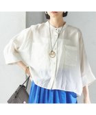 【シップス フォー ウィメン/SHIPS】の手洗い可能 シルク混 シアー 羽織 シャツ 人気、トレンドファッション・服の通販 founy(ファニー) ファッション Fashion レディースファッション Fashion for Women トップス・カットソー Cut & Sew Tops シャツ・ブラウス・オフィスカジュアル Elegant Blouses & Button-Ups 2025年 2025 2025春夏・S/S Spring/Summer 2025 SS25 ギャザー Gathered, Ruffled シアー Sheer, See-Through ショート Short, Short Length シルク Silk, 100% Silk バランス Balance, Style Balance ボトム Bottoms, Lower Wear ポケット Pocket, Pocket Detail 羽織 Haori, Light Jacket thumbnail オフホワイト|ID: prp329100004528553 ipo3291000000033570590