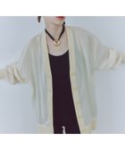【アダム エ ロペ/ADAM ET ROPE'】の【接触冷感】ハイツイストボイルカーディガン 人気、トレンドファッション・服の通販 founy(ファニー) ファッション Fashion レディースファッション WOMEN トップス・カットソー Tops/Tshirt カーディガン Cardigans ウォッシャブル Washable 春 Spring カーディガン Cardigan キャミ Cami 吸水 Water Absorption ツイスト Twist フロント Front ポケット Pocket ミドル Middle メタル Metal ワイド Wide S/S・春夏 Ss・Spring/Summer おすすめ Recommend 夏 Summer 2025年 2025 2025春夏・S/S Ss,Spring/Summer,2025 thumbnail オフホワイト(15)|ID: prp329100004528559 ipo3291000000032021187