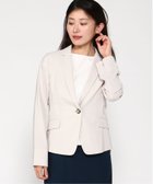 【ナラ カミーチェ/NARACAMICIE】の合繊ストレッチテーラードジャケット ベージュ|ID: prp329100004528560 ipo3291000000032021185