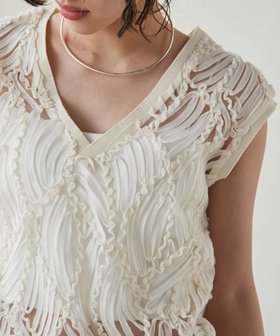 【ラナン/Ranan】のRanan/シアー刺しゅうベスト 人気、トレンドファッション・服の通販 founy(ファニー) ファッション Fashion レディースファッション Fashion for Women アウター Coat / Outerwear Collection トップス・カットソー Cut & Sew Tops ベスト&ジレ / 重ね着スタイル Vests & Gilets シアー Sheer, See-Through ベスト Vest, Waistcoat ラグジュアリー Luxury, Elegant レーシー Lacy, Lace-Like ロング Long, Long-Length |ID:prp329100004528562