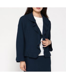 【ナラ カミーチェ/NARACAMICIE】のフリルスタンドジャケット 人気、トレンドファッション・服の通販 founy(ファニー) ファッション Fashion レディースファッション WOMEN アウター Coat Outerwear ジャケット Jackets オケージョン Occasion ジャケット Jacket スタンド Stand セットアップ Set Up フリル Frills フロント Front ペプラム Peplum |ID:prp329100004528564