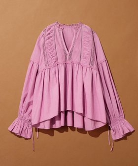 【レプシィム ローリーズファーム/LEPSIM LOWRYS FARM】のボリュームレースブラウス 人気、トレンドファッション・服の通販 founy(ファニー) ファッション Fashion レディースファッション WOMEN トップス・カットソー Tops/Tshirt シャツ/ブラウス Shirts/Blouses おすすめ Recommend インド India ギャザー Gather バランス Balance ボトム Bottom レース Race |ID:prp329100004528567