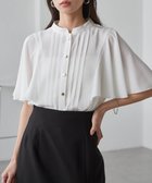 【ラナン/Ranan】のRANAN/ピンタックフレアー袖ブラウス 人気、トレンドファッション・服の通販 founy(ファニー) ファッション Fashion レディースファッション WOMEN トップス・カットソー Tops/Tshirt シャツ/ブラウス Shirts/Blouses エレガント 上品 Elegant カーディガン Cardigan クラシック Classic ジャケット Jacket ジョーゼット Georgette スリーブ Sleeve デニム Denim なめらか Smooth フレア Flare フロント Front ベーシック Basic ポケット Pocket マーメイド Mermaid 無地 Plain Color ロング Long おすすめ Recommend 夏 Summer thumbnail ホワイト|ID: prp329100004528572 ipo3291000000032319950