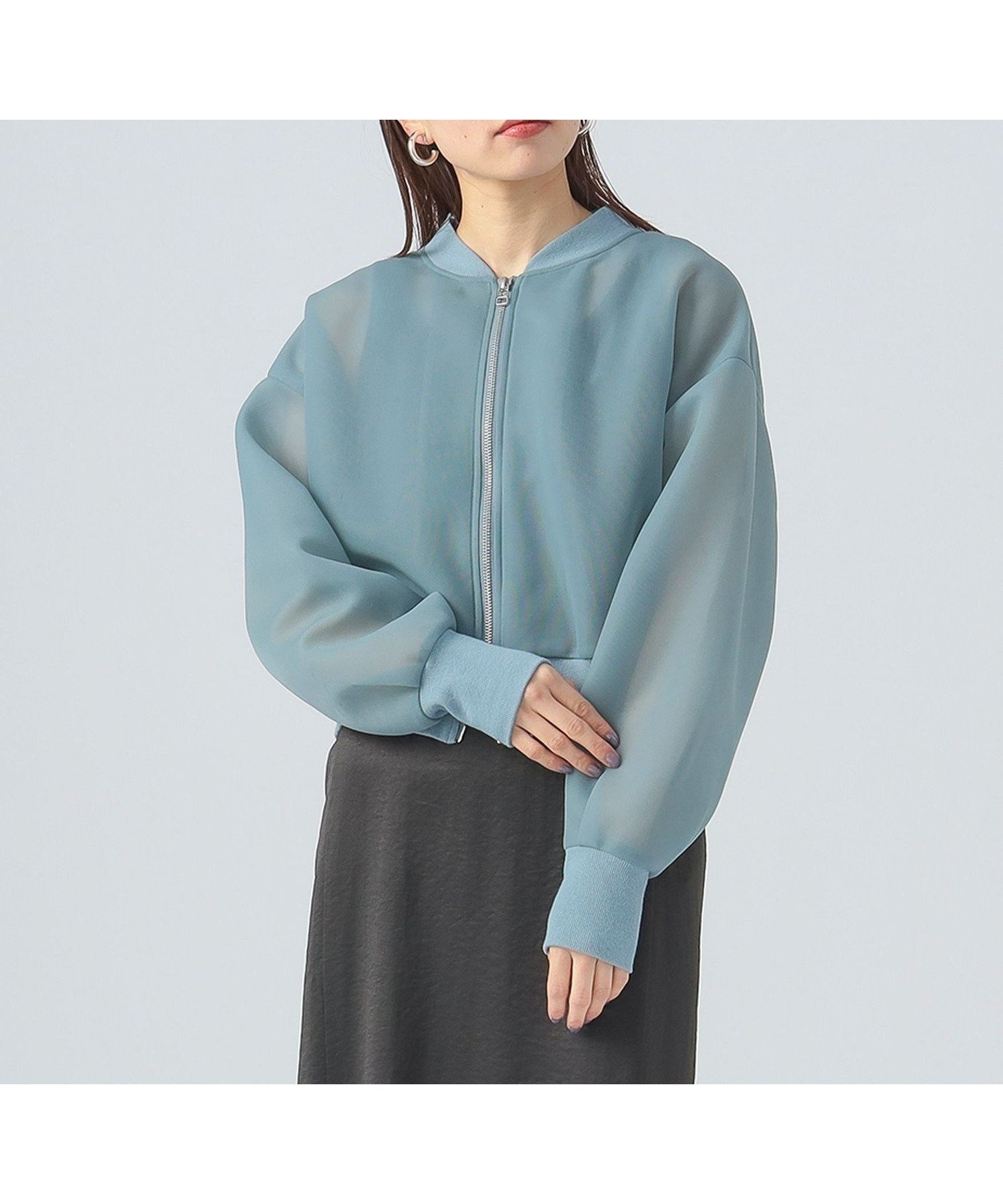 【ビームス ハート/BEAMS HEART】のシアー ダンボール ブルゾン インテリア・キッズ・メンズ・レディースファッション・服の通販 founy(ファニー) 　ファッション　Fashion　レディースファッション　WOMEN　アウター　Coat Outerwear　ブルゾン　Blouson/Jackets　ウェーブ　Wave　春　Spring　コンパクト　Compact　軽量　Lightweight　シアー　Sheer　シンプル　Simple　スラックス　Slacks　セットアップ　Set Up　デニム　Denim　ブルゾン　Blouson　S/S・春夏　Ss・Spring/Summer　おすすめ　Recommend　夏　Summer　SAX|ID: prp329100004528584 ipo3291000000032021301