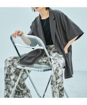 【ラコレ/LAKOLE】のハーフスリーブシアーWジャケット 人気、トレンドファッション・服の通販 founy(ファニー) ファッション Fashion レディースファッション WOMEN アウター Coat Outerwear ジャケット Jackets シンプル Simple ジャケット Jacket 夏 Summer 春 Spring S/S・春夏 Ss・Spring/Summer 長袖 Long Sleeve |ID:prp329100004528589