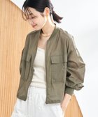 【コーエン/COEN】のシアーコットンブルゾン OLIVE|ID: prp329100004528599 ipo3291000000032021375