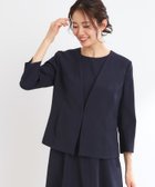 【リフレクト/Reflect】の【接触冷感/洗える/吸水速乾/夏のオケージョンに/セットアップ可】ノーカラージャケット ネイビー|ID: prp329100004528602 ipo3291000000032701985