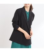 【リフレクト/Reflect】の【UVカット/接触冷感/マシンウォッシュ可/吸水速乾/セットアップ可/夏の通勤におすすめ】ドライタッチダブルジャケット 人気、トレンドファッション・服の通販 founy(ファニー) ファッション Fashion レディースファッション WOMEN アウター Coat Outerwear ジャケット Jackets おすすめ Recommend ジャケット Jacket セットアップ Set Up トレンド Trend 人気 Popularity 吸水 Water Absorption 夏 Summer ビジネス 仕事 通勤 Business thumbnail ブラック|ID: prp329100004528603 ipo3291000000032021393