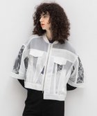 【アウラアイラ/AULA AILA】のLACE MIX BLOUSON OFF WHITE|ID: prp329100004528606 ipo3291000000032021405