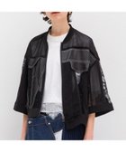 【アウラアイラ/AULA AILA】のLACE MIX BLOUSON BLACK|ID: prp329100004528606 ipo3291000000032021406