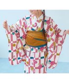 【デビロック/devirock / KIDS】のワンピースにもなる セパレート浴衣 帯2本セット 浴衣 25SS 007-格子花-ピンク|ID: prp329100004528625 ipo3291000000032079853