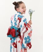 【デビロック/devirock / KIDS】のワンピースにもなる セパレート浴衣 帯2本セット 浴衣 25SS 009-縞花-ピンク|ID: prp329100004528625 ipo3291000000032079861