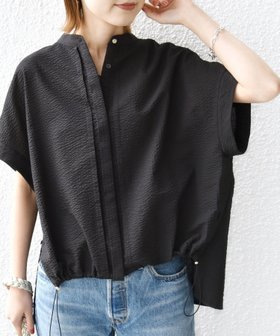 【シップス フォー ウィメン/SHIPS】 手洗い可能 サッカー 裾 ドロスト ドルマン ブラウス人気、トレンドファッション・服の通販 founy(ファニー) ファッション Fashion レディースファッション Fashion for Women トップス・カットソー Cut & Sew Tops シャツ・ブラウス・オフィスカジュアル Elegant Blouses & Button-Ups 2025年 2025 2025春夏・S/S Spring/Summer 2025 SS25 サッカー Seersucker, Summer Fabric シンプル Simple, Minimal デニム Denim, Jeans Material ボトム Bottoms, Lower Wear メタル Metal, Metal Parts ワイド Wide, Wide Fit 夏 Summer |ID:prp329100004528634