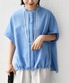 【シップス フォー ウィメン/SHIPS】の手洗い可能 サッカー 裾 ドロスト ドルマン ブラウス 人気、トレンドファッション・服の通販 founy(ファニー) ファッション Fashion レディースファッション Fashion for Women トップス・カットソー Cut & Sew Tops シャツ・ブラウス・オフィスカジュアル Elegant Blouses & Button-Ups 2025年 2025 2025春夏・S/S Spring/Summer 2025 SS25 サッカー Seersucker, Summer Fabric シンプル Simple, Minimal デニム Denim, Jeans Material ボトム Bottoms, Lower Wear メタル Metal, Metal Parts ワイド Wide, Wide Fit 夏 Summer thumbnail スカイブルー|ID: prp329100004528634 ipo3291000000033558918