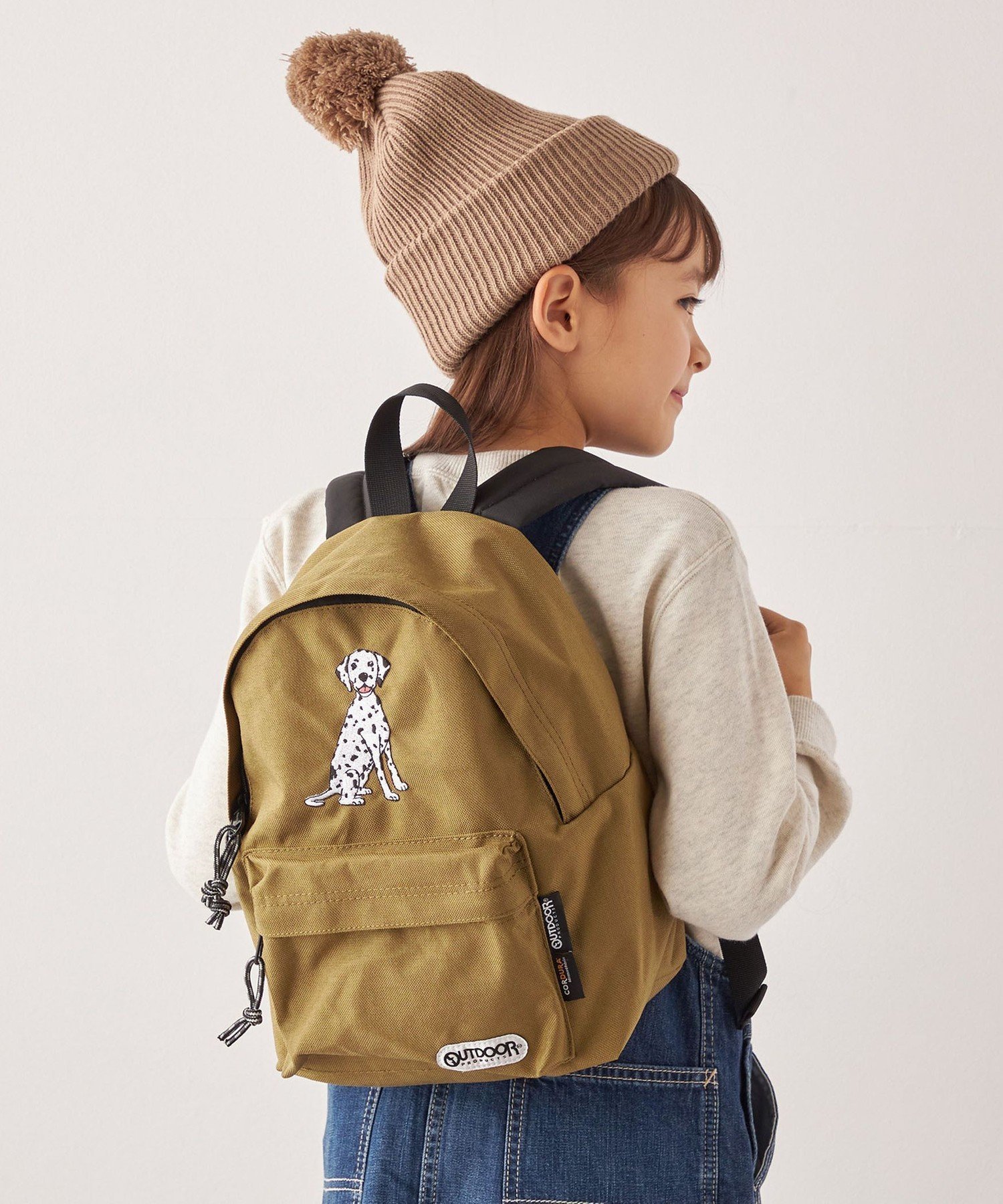 【シップス/SHIPS / KIDS】の【SHIPS any別注】OUTDOOR PRODUCTS 刺繍 バックパック インテリア・キッズ・メンズ・レディースファッション・服の通販 founy(ファニー) 　ファッション　Fashion　キッズファッション　KIDS　おすすめ　Recommend　スペシャル　Special　別注　Special Order　定番　Standard　ベージュ|ID: prp329100004528648 ipo3291000000032021623