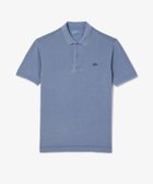 【ラコステ/LACOSTE】のオーガニックコットン ミネラルダイ鹿の子地 半袖ポロシャツ ダークブルー|ID: prp329100004528662 ipo3291000000032228633