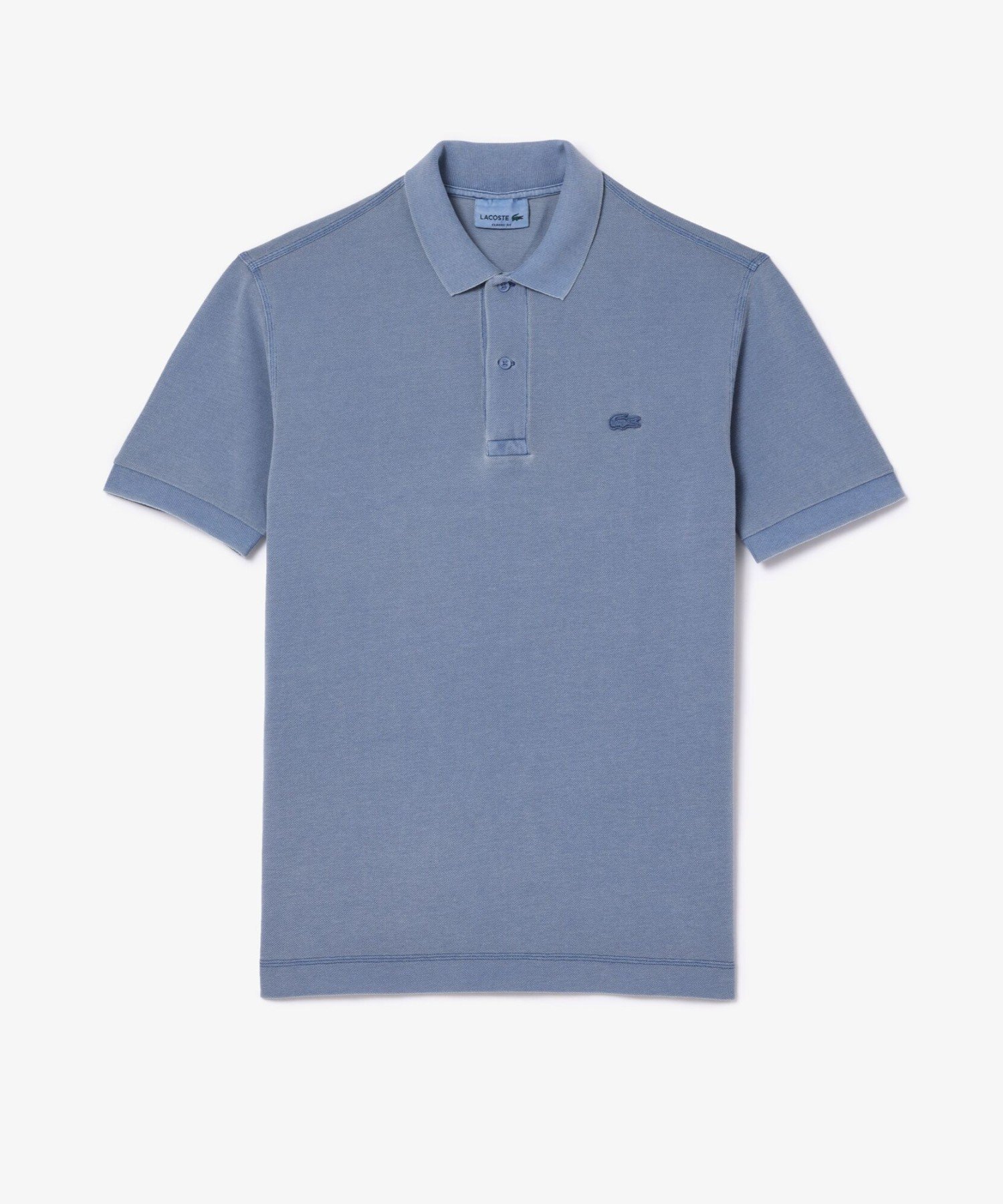 【ラコステ/LACOSTE】のオーガニックコットン ミネラルダイ鹿の子地 半袖ポロシャツ インテリア・キッズ・メンズ・レディースファッション・服の通販 founy(ファニー) 　ファッション　Fashion　レディースファッション　WOMEN　トップス・カットソー　Tops/Tshirt　シャツ/ブラウス　Shirts/Blouses　ポロシャツ　Polo Shirts　ベーシック　Basic　ポロシャツ　Polo Shirt　半袖　Short Sleeve　鹿の子　Pique　ダークブルー|ID: prp329100004528662 ipo3291000000032228633
