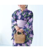 【デビロック/devirock / KIDS】の着付けかんたん 兵児帯付き浴衣 浴衣 25SS 017-ライラック-ネイビー|ID: prp329100004528675 ipo3291000000032625465