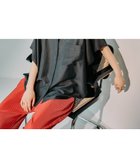 【レプシィム ローリーズファーム/LEPSIM LOWRYS FARM】のサラキレ5分袖ポンチョシャツ チャコール19|ID: prp329100004528677 ipo3291000000032021774