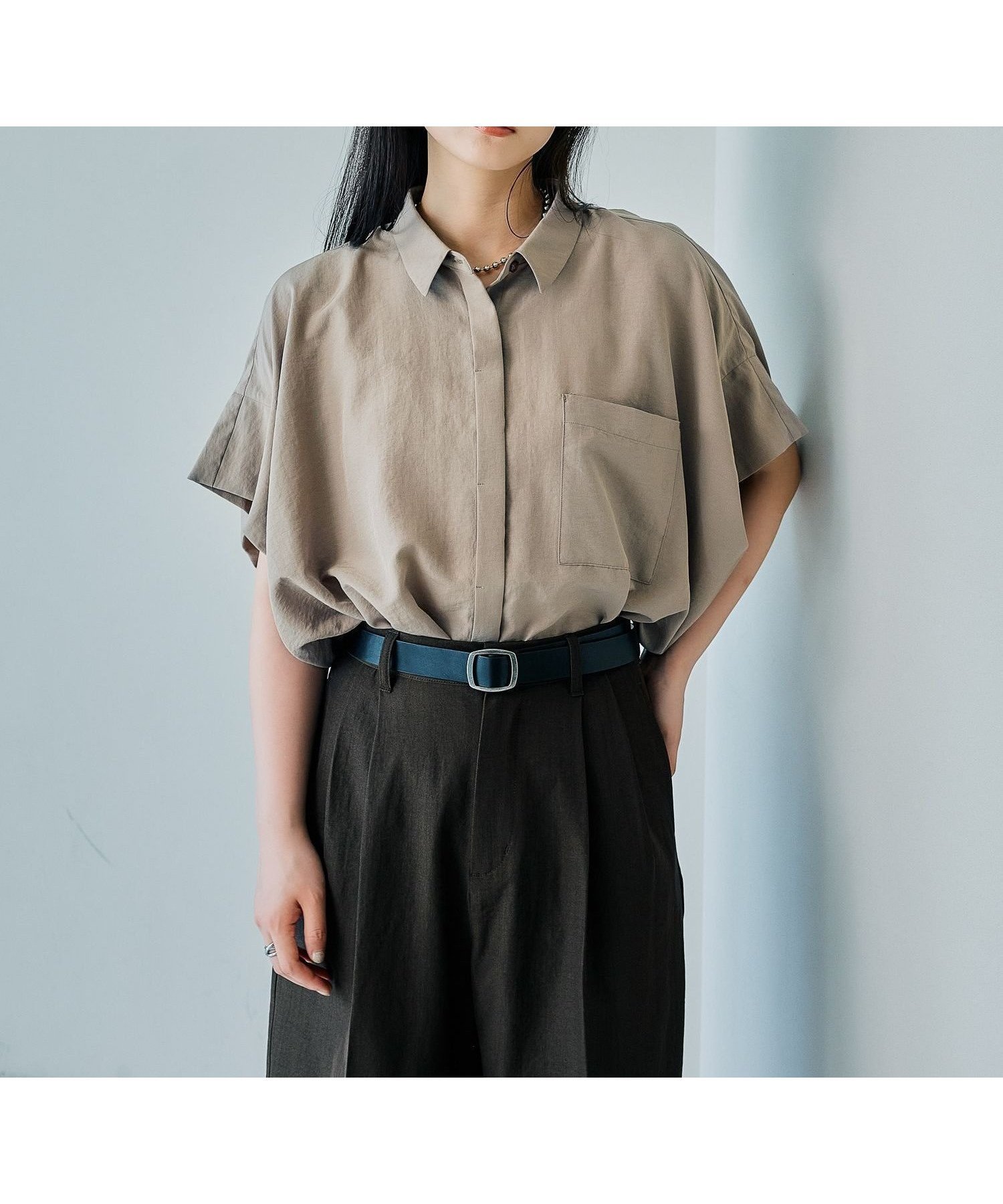【レプシィム ローリーズファーム/LEPSIM LOWRYS FARM】のサラキレ5分袖ポンチョシャツ 人気、トレンドファッション・服の通販 founy(ファニー) 　ファッション　Fashion　レディースファッション　WOMEN　アウター　Coat Outerwear　ポンチョ　Ponchos　トップス・カットソー　Tops/Tshirt　シャツ/ブラウス　Shirts/Blouses　おすすめ　Recommend　人気　Popularity　夏　Summer　定番　Standard　 other-1|ID: prp329100004528677 ipo3291000000032372154