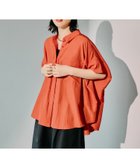 【レプシィム ローリーズファーム/LEPSIM LOWRYS FARM】のサラキレ5分袖ポンチョシャツ 人気、トレンドファッション・服の通販 founy(ファニー) ファッション Fashion レディースファッション WOMEN アウター Coat Outerwear ポンチョ Ponchos トップス・カットソー Tops/Tshirt シャツ/ブラウス Shirts/Blouses おすすめ Recommend 人気 Popularity 夏 Summer 定番 Standard thumbnail コーラルレッド45|ID: prp329100004528677 ipo3291000000032372161