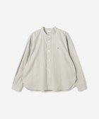【ビショップ/Bshop】のコットンポプリン バンドカラーシャツ WOMEN GREY系1|ID: prp329100004528683 ipo3291000000032021805