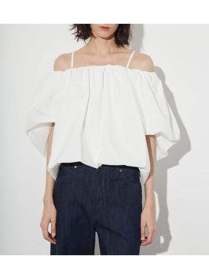 【スタイリング/styling】のオフショルダーパフブラウス 人気、トレンドファッション・服の通販 founy(ファニー) 　ファッション　Fashion　レディースファッション　WOMEN　トップス・カットソー　Tops/Tshirt　シャツ/ブラウス　Shirts/Blouses　ギャザー　Gather　クロップド　Cropped　 other-1|ID: prp329100004528686 ipo3291000000032021819