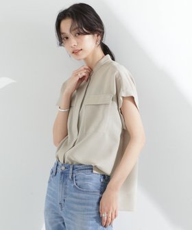 【ナノ ユニバース/nano universe】のメランジドライ スタンドポケットシャツ(セットアップ可) 人気、トレンドファッション・服の通販 founy(ファニー) ファッション Fashion レディースファッション WOMEN トップス・カットソー Tops/Tshirt シャツ/ブラウス Shirts/Blouses 春 Spring スタンド Stand ストレッチ Stretch スリット Slit スリーブ Sleeve セットアップ Set Up トレンド Trend フレンチ French フロント Front ベーシック Basic ポケット Pocket 半袖 Short Sleeve 羽織 Haori メランジ Melange ロールアップ Roll Up S/S・春夏 Ss・Spring/Summer おすすめ Recommend 夏 Summer 2025年 2025 2025春夏・S/S Ss,Spring/Summer,2025 |ID:prp329100004528690