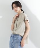 【ナノ ユニバース/nano universe】のメランジドライ スタンドポケットシャツ(セットアップ可) 人気、トレンドファッション・服の通販 founy(ファニー) ファッション Fashion レディースファッション Ladies' Fashion Online トップス・カットソー Tops/Tshirt シャツ/ブラウス Shirts/Blouses 春 Spring スタンド Stand ストレッチ Stretch スリット Slit スリーブ Sleeve セットアップ Set Up トレンド Trend フレンチ French フロント Front ベーシック Basic ポケット Pocket 半袖 Short Sleeve 羽織 Haori メランジ Melange ロールアップ Roll Up S/S・春夏 Ss・Spring/Summer おすすめ Recommend 夏 Summer 2025年 2025 2025春夏・S/S Ss,Spring/Summer,2025 thumbnail ライトベージュ1|ID: prp329100004528690 ipo3291000000032508109
