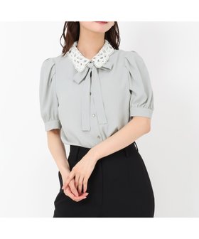 【ミッシュマッシュ/MISCH MASCH】の2025SS 襟レースブラウス/MM528109 人気、トレンドファッション・服の通販 founy(ファニー) ファッション Fashion レディースファッション WOMEN トップス・カットソー Tops/Tshirt シャツ/ブラウス Shirts/Blouses 2025年 2025 2025春夏・S/S Ss,Spring/Summer,2025 おすすめ Recommend クラシカル Classical スリーブ Sleeve リボン Ribbon レース Race |ID:prp329100004528696