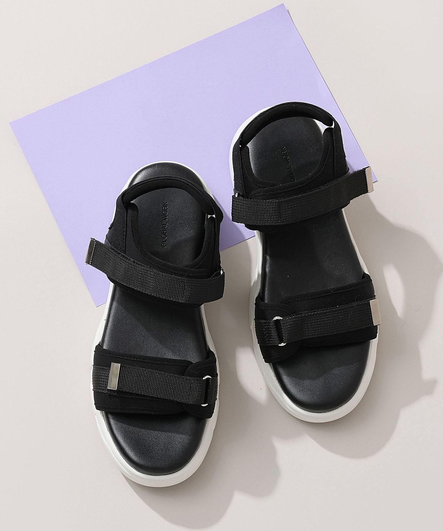 【グローバルワーク/GLOBAL WORK / KIDS】のアソート厚底サンダル/キッズ/324586 インテリア・キッズ・メンズ・レディースファッション・服の通販 founy(ファニー) 　ファッション　Fashion　キッズファッション　Fashion for Kids　サンダル　Sandals, Summer Shoes　厚底　Platform Shoes　軽量　Lightweight, Ultra Light　ブラック×ベルトタイプ09|ID: prp329100004528697 ipo3291000000032481341