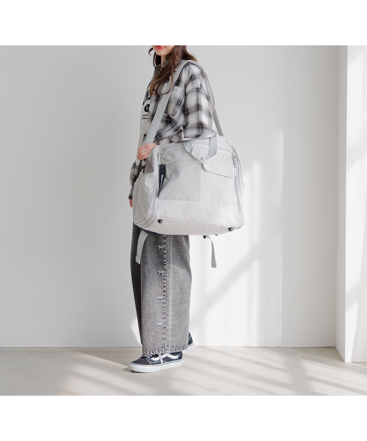 【グローバルワーク/GLOBAL WORK / KIDS】の拡張3wayボストンBAG/キッズ/327956 インテリア・キッズ・メンズ・レディースファッション・服の通販 founy(ファニー) 　ファッション　Fashion　キッズファッション　KIDS Children’s Clothing　傘　Umbrella　軽量　Lightweight　ショルダー　Shoulder　財布　Wallet　タオル　Towel　ダブル　Double　ハンカチ　Handkerchief　ボストン　Boston　ポケット　Pocket　リュック　Ruck Sack　旅行　Travel　グレー15|ID: prp329100004528700 ipo3291000000032607799