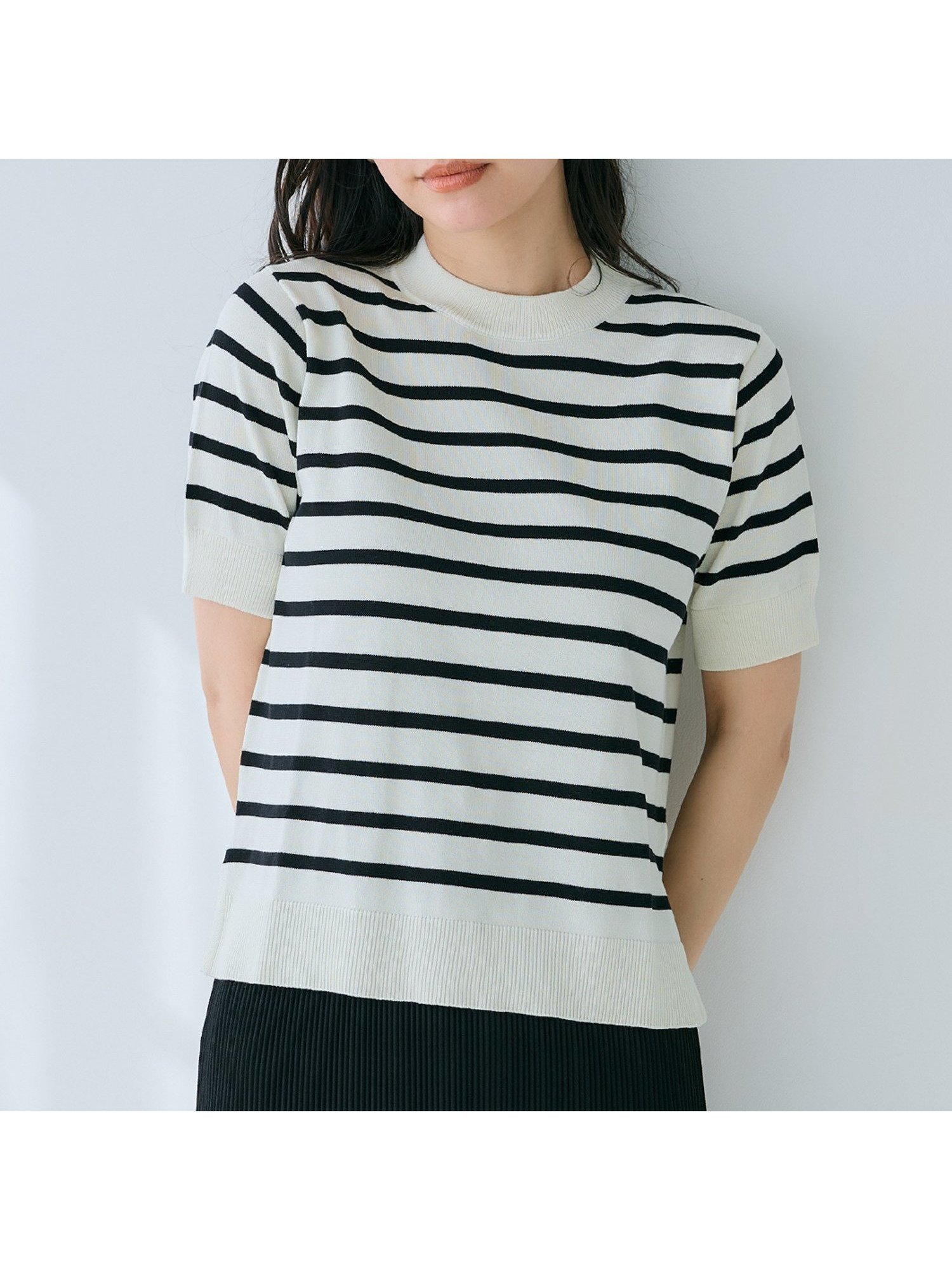 【コカ/COCA】のサマーニットトップス インテリア・キッズ・メンズ・レディースファッション・服の通販 founy(ファニー) 　ファッション　Fashion　レディースファッション　Fashion for Women　トップス・カットソー　Cut & Sew Tops　ニット　Knit Tops & Sweaters　インナー　Innerwear　キャミワンピース　Cami Dress, Slip Dress　サマー　Summer, Summer Style　ジャケット　Jacket, Outerwear　スリット　Slit, Slit Detail　デニム　Denim, Jeans Material　プレーン　Plain, Simple　ポケット　Pocket, Pocket Detail　半袖　Short Sleeve, Half Sleeve　夏　Summer　定番　Standard, Basic Item　春　Spring　S/S・春夏　SS, Spring/Summer, Warm Season　Border|ID: prp329100004528701 ipo3291000000032480910