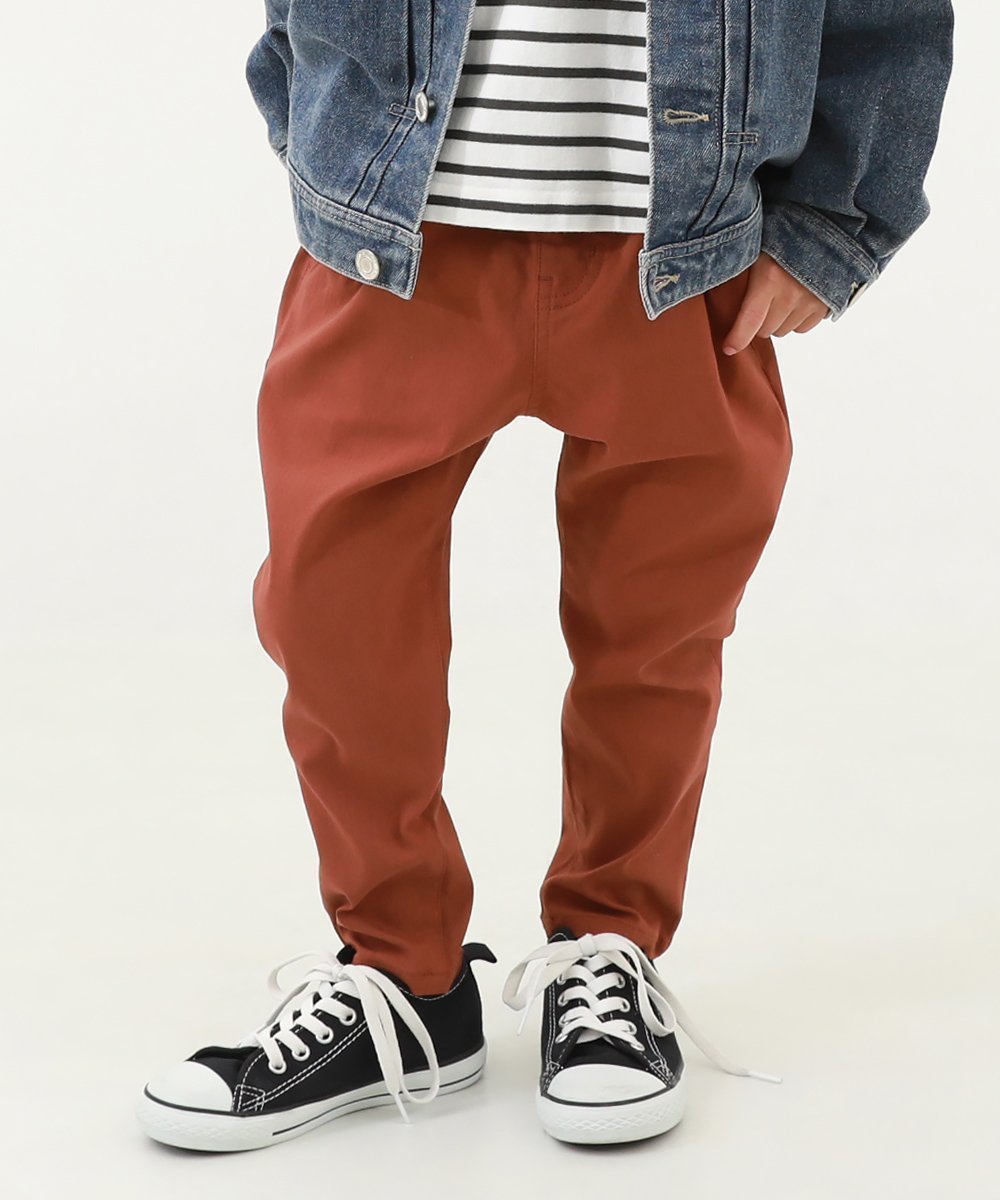 【デビロック/devirock / KIDS】のよくばりストレッチ ツイル タックパンツ ロングパンツ 長ズボン ボトムス インテリア・キッズ・メンズ・レディースファッション・服の通販 founy(ファニー) 　ファッション　Fashion　キッズファッション　KIDS　ボトムス　Bottoms/Kids　ストレッチ　Stretch　ツイル　Twill　ロング　Long　おすすめ　Recommend　テラコッタ|ID: prp329100004528702 ipo3291000000032096376
