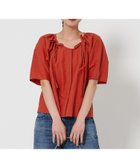 【ビューティ&ユース ユナイテッドアローズ/BEAUTY&YOUTH / UNITED ARROWS】のリボン ギャザー ブラウス 人気、トレンドファッション・服の通販 founy(ファニー) ファッション Fashion レディースファッション Fashion for Women トップス・カットソー Cut & Sew Tops シャツ・ブラウス・オフィスカジュアル Elegant Blouses & Button-Ups ギャザー Gathered, Ruffled コンパクト Compact, Small Size スポーティ Sporty, Casual Athletic デニム Denim, Jeans Material ボトム Bottoms, Lower Wear ミックス Mix, Mixed Style リボン Ribbon, Bow リラックス Relax, Relaxed Fit 夏 Summer thumbnail ORANGE|ID: prp329100004528707 ipo3291000000033191631