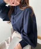 【その他のブランド/Other】の前後2way ボリューム 長袖 シャツ ブラウス ネイビー|ID: prp329100004528717 ipo3291000000032021981