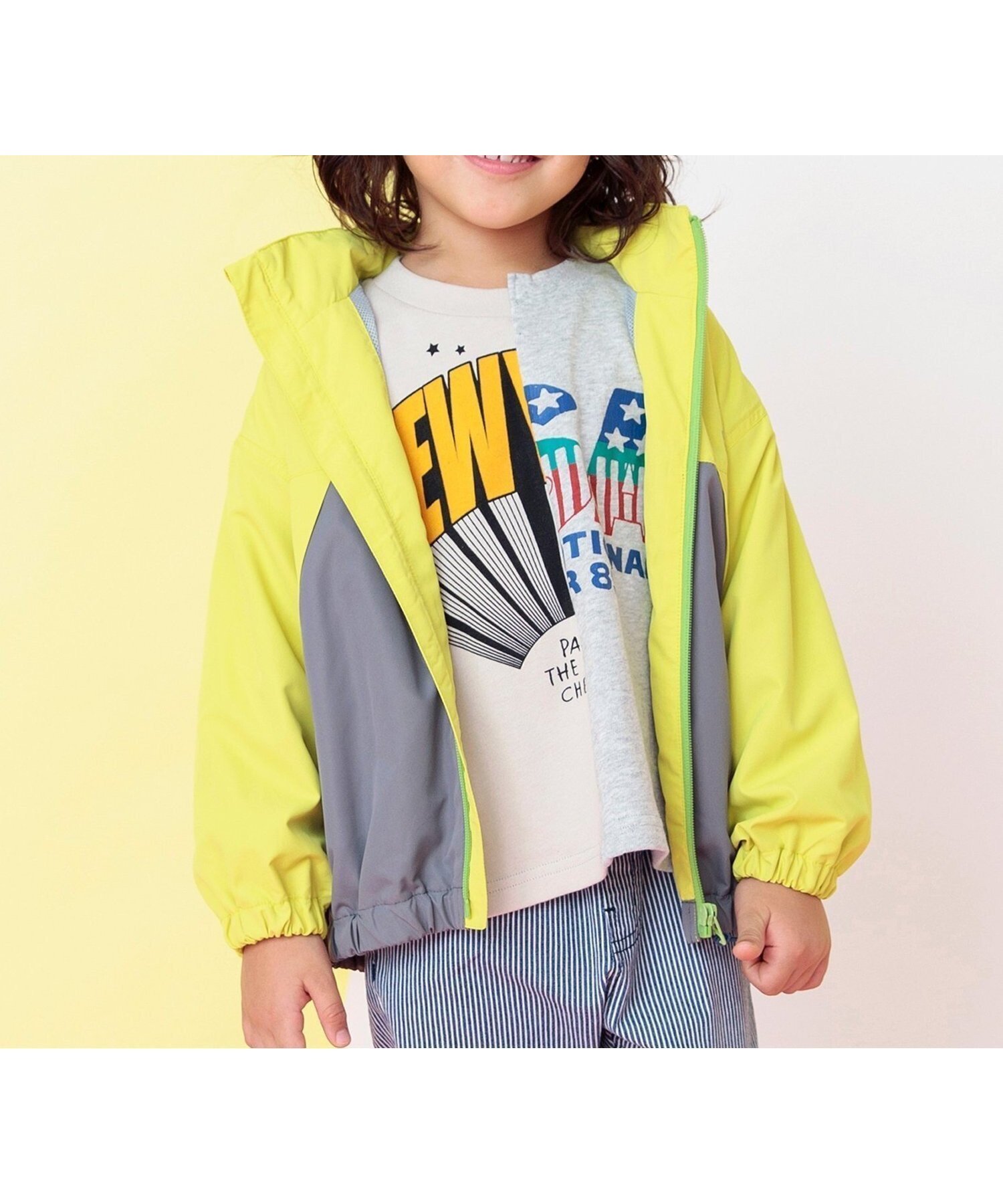 【その他のブランド/Other】のカラバリウィンドブレーカー インテリア・キッズ・メンズ・レディースファッション・服の通販 founy(ファニー) 　ファッション　Fashion　キッズファッション　KIDS　おすすめ　Recommend　コーティング　Coating　人気　Popularity　ライム|ID: prp329100004528721 ipo3291000000032080796