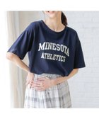 【グローバルワーク/GLOBAL WORK】のリッチクリーンプリントT/987156 ネイビー/カレッジ88|ID: prp329100004528725 ipo3291000000032578900