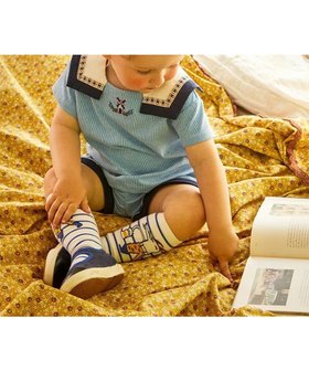 【モイモルン/moimoln / KIDS】の【セットアップ】マリリン刺繍ポイントトップス パンツ 人気、トレンドファッション・服の通販 founy(ファニー) ファッション Fashion キッズファッション KIDS トップス・カットソー Tops/Tees/Kids ボトムス Bottoms/Kids セットアップ Setup/Kids トップス Tops おすすめ Recommend セットアップ Set Up |ID:prp329100004528728