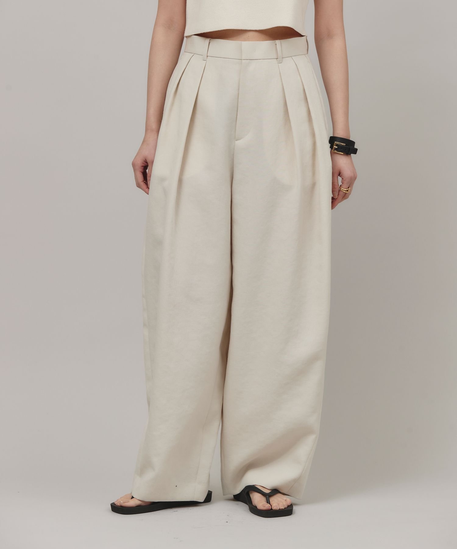 【カレンソロジー/Curensology】のプレーンツータックパンツ 人気、トレンドファッション・服の通販 founy(ファニー) 　ファッション　Fashion　レディースファッション　WOMEN　パンツ　Pants　エレガント 上品　Elegant　 other-1|ID: prp329100004528734 ipo3291000000032243135