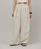 【カレンソロジー/Curensology】のプレーンツータックパンツ 人気、トレンドファッション・服の通販 founy(ファニー) ファッション Fashion レディースファッション WOMEN パンツ Pants エレガント 上品 Elegant thumbnail アイボリー52|ID: prp329100004528734 ipo3291000000032243136