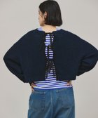 【カレンソロジー/Curensology】の2WAYリボンニットプルオーバー ネイビー88|ID: prp329100004528735 ipo3291000000032657587