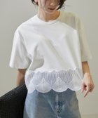 【サロン アダム エ ロペ/SALON adam et rope'】のシェルスカラップTシャツ 2 人気、トレンドファッション・服の通販 founy(ファニー) ファッション Fashion レディースファッション WOMEN トップス・カットソー Tops/Tshirt シャツ/ブラウス Shirts/Blouses ロング / Tシャツ T-Shirts クロップド Cropped シアー Sheer スカラップ Scalloped ダウン Down チュール Tulle デニム Denim プリント Print ボトム Bottom モチーフ Motif ラグジュアリー Luxury 夏 Summer 定番 Standard thumbnail オフホワイト(15)|ID: prp329100004528746 ipo3291000000032022134