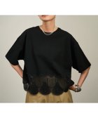 【サロン アダム エ ロペ/SALON adam et rope'】のシェルスカラップTシャツ 2 ブラック(01)|ID: prp329100004528746 ipo3291000000032625398