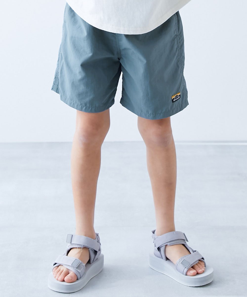 【デビロック/devirock / KIDS】の水はじく ナイロンショートパンツ(水陸両用) ハーフパンツ 25SS インテリア・キッズ・メンズ・レディースファッション・服の通販 founy(ファニー) 　ファッション　Fashion　キッズファッション　Fashion for Kids　ボトムス　Bottoms　アウトドア　Outdoor Clothing　ショート　Short, Short Length　シンプル　Simple, Minimal　ハーフ　Half, Half-Length　プリント　Print, Printed Pattern　おすすめ　Recommended / Our Picks　夏　Summer　2025年　2025　2025春夏・S/S　Spring/Summer 2025 SS25　アッシュブルー|ID: prp329100004528747 ipo3291000000032022144
