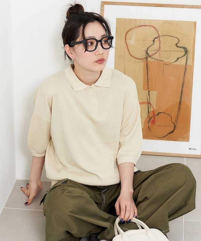 【フリークスストア/FREAK'S STORE】のサマーニット 半袖 ポロシャツ【限定展開】 25SS インテリア・キッズ・メンズ・レディースファッション・服の通販 founy(ファニー) https://founy.com/ ファッション Fashion レディースファッション Ladies' Fashion Online トップス・カットソー Tops/Tshirt ニット Knit Tops シャツ/ブラウス Shirts/Blouses ポロシャツ Polo Shirts 2025年 2025 2025春夏・S/S Ss,Spring/Summer,2025 イエロー Yellow サマー Summer ショルダー Shoulder トレンド Trend ドロップ Drop ビッグ Big ボトム Bottom ポロシャツ Polo Shirt 半袖 Short Sleeve 夏 Summer S/S・春夏 Ss・Spring/Summer |ID: prp329100004528749 ipo3291000000032645470
