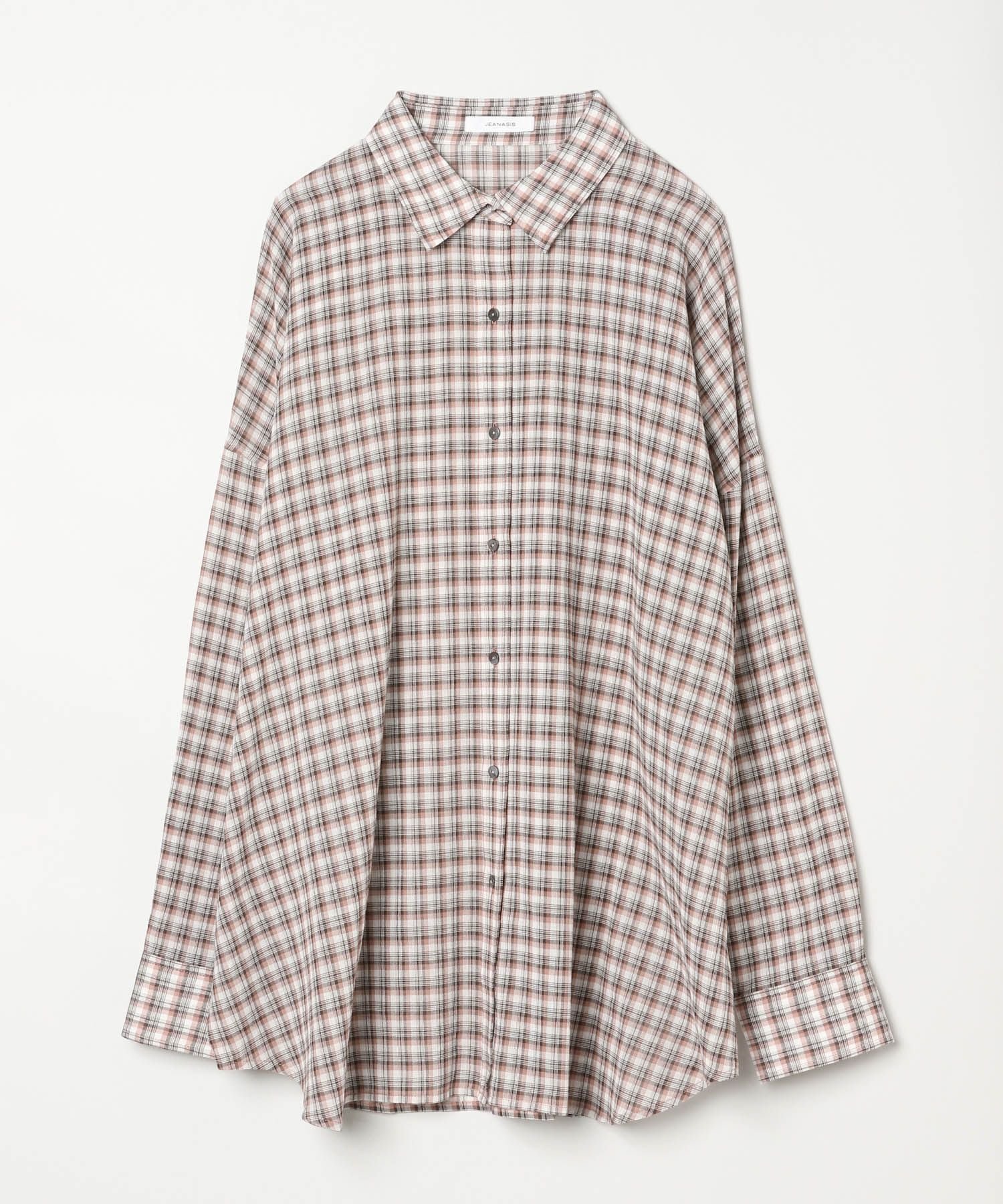 【ジーナシス/JEANASiS】のコットンボイルシアーチェックシャツ インテリア・キッズ・メンズ・レディースファッション・服の通販 founy(ファニー) 　ファッション　Fashion　レディースファッション　WOMEN　トップス・カットソー　Tops/Tshirt　シャツ/ブラウス　Shirts/Blouses　インナー　Inner　今季　This Season　チェック　Check　ビスチェ　Bustier　ボトム　Bottom　羽織　Haori　おすすめ　Recommend　夏　Summer　ブラウン系その他|ID: prp329100004528755 ipo3291000000032022182
